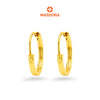 MASDORA 916 Gold Earrings Earring Subang Emas ~ Golden Versatile Cutting (EMAS 916/22K)