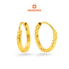 MASDORA 916 Gold Earrings Earring Subang Emas ~ Golden Versatile Cutting (EMAS 916/22K)