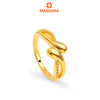 MASDORA 916 Gold Ring Rings Cincin Emas ~ HG Golden Infinity Droplets (EMAS 916/22K)
