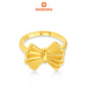 MASDORA 916 Gold Ring Rings Cincin Emas ~ HG Golden Folding Bow (EMAS 916/22K)