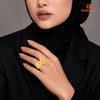 MASDORA 916 Gold Ring Rings Cincin Emas ~ HG Golden Folding Bow (EMAS 916/22K)