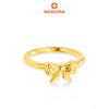 MASDORA 916 Gold Ring Rings Cincin Emas ~ HG Golden Feminine Bow (EMAS 916/22K)