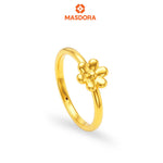 MASDORA 916 Gold Ring Rings Cincin Emas ~ HG Golden Crocus Flower (EMAS 916/22K)