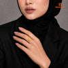 MASDORA 916 Gold Ring Rings Cincin Emas ~ HG Golden Crocus Flower (EMAS 916/22K)