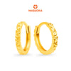 MASDORA 916 Gold Earings Earing Subang Emas - Golden Premium Cutting (EMAS 916/22K)