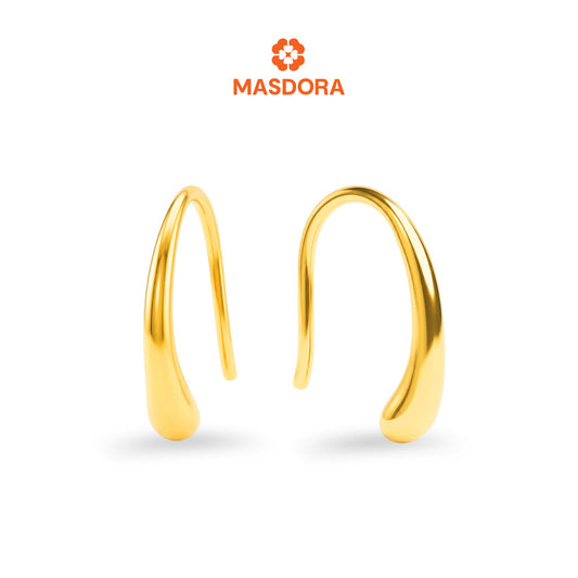 MASDORA 916 Gold Earrings Earring Subang Emas ~ Golden Mini Rupert (EMAS 916/22K)