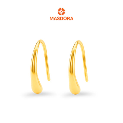 MASDORA 916 Gold Earrings Earring Subang Emas ~ Golden Mini Rupert (EMAS 916/22K)
