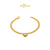 MASDORA 916 Gold Bracelet Rantai Tangan Emas ~ Lipan Licin Mid-Love (EMAS 916/22K)