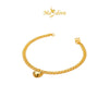 MASDORA 916 Gold Bracelet Rantai Tangan Emas ~ Lipan Licin Mid-Love (EMAS 916/22K)