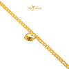 MASDORA 916 Gold Bracelet Rantai Tangan Emas ~ Lipan Licin Mid-Love (EMAS 916/22K)