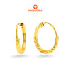 MASDORA 916 Gold Earrings Earring Subang Emas ~ Golden Versatile Cutting (EMAS 916/22K)