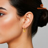 MASDORA 916 Gold Earings Earing Subang Emas - Oval Premium Cutting (EMAS 916/22K)