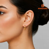 MASDORA 916 Gold Earings Earing Subang Emas - Golden Basic Plain (EMAS 916/22K)