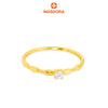 MASDORA 916 Gold Ring Rings Cincin Emas ~ Golden Liora Solitaire (EMAS 916/22K)