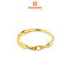 MASDORA 916 Gold Ring Rings Cincin Emas ~ Golden Twisty Mobius (EMAS 916/22K)