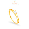 MASDORA 916 Gold Ring Rings Cincin Emas ~ Golden Rapunzel Solitaire (EMAS 916/22K)