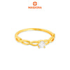 MASDORA 916 Gold Ring Rings Cincin Emas ~ Golden Rapunzel Solitaire (EMAS 916/22K)