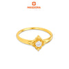 MASDORA 916 Gold Ring Rings Cincin Emas ~ Golden Lumé Solitaire (EMAS 916/22K)