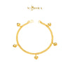 MASDORA 916 Gold Bracelet Rantai Tangan Emas ~ Mini Lipan Licin (5L) (EMAS 916/22K)