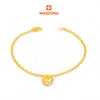 MASDORA 916 Gold Bracelet Rantai Tangan Emas ~ Sauh Hollow Fluffy Love (EMAS 916/22K)