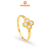 MASDORA 916 Gold Ring Rings Cincin Emas ~ Sparkling Elyra Bloom (EMAS 916/22K)