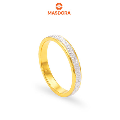 MASDORA 916 Gold Ring Rings Cincin Emas ~ HG Sandy Band (EMAS 916/22K)