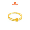 MASDORA 916 Gold Ring Rings Cincin Emas ~ Golden Solid Twisted Knot (EMAS 916/22K)