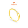 MASDORA 916 Gold Ring Cincin Emas ~ Sparkling Elegant Knot (EMAS 916/22K)