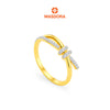 MASDORA 916 Gold Ring Rings Cincin Emas ~ Duotone Gordian Knot (EMAS 916/22K)