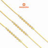 MASDORA 916 Gold Bracelet Rantai Tangan Emas ~ Duotone Tennis Curb Chain (EMAS 916/22K)