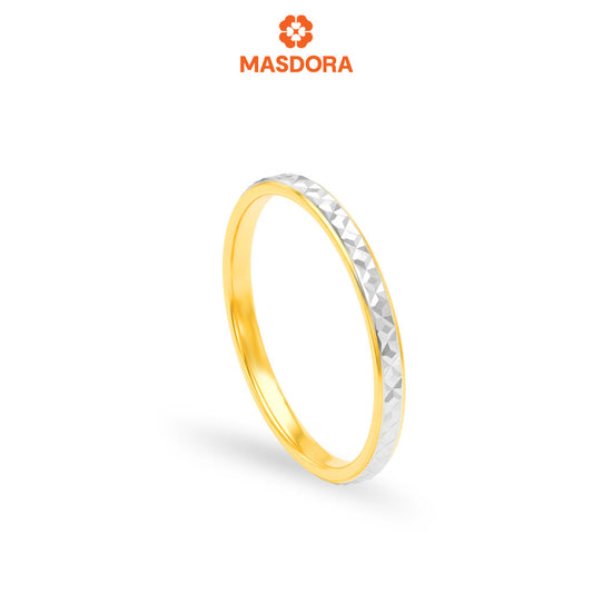 MASDORA 916 Gold Ring Rings Cincin Emas ~ Duotone Premium Cutting Band (EMAS 916/22K)