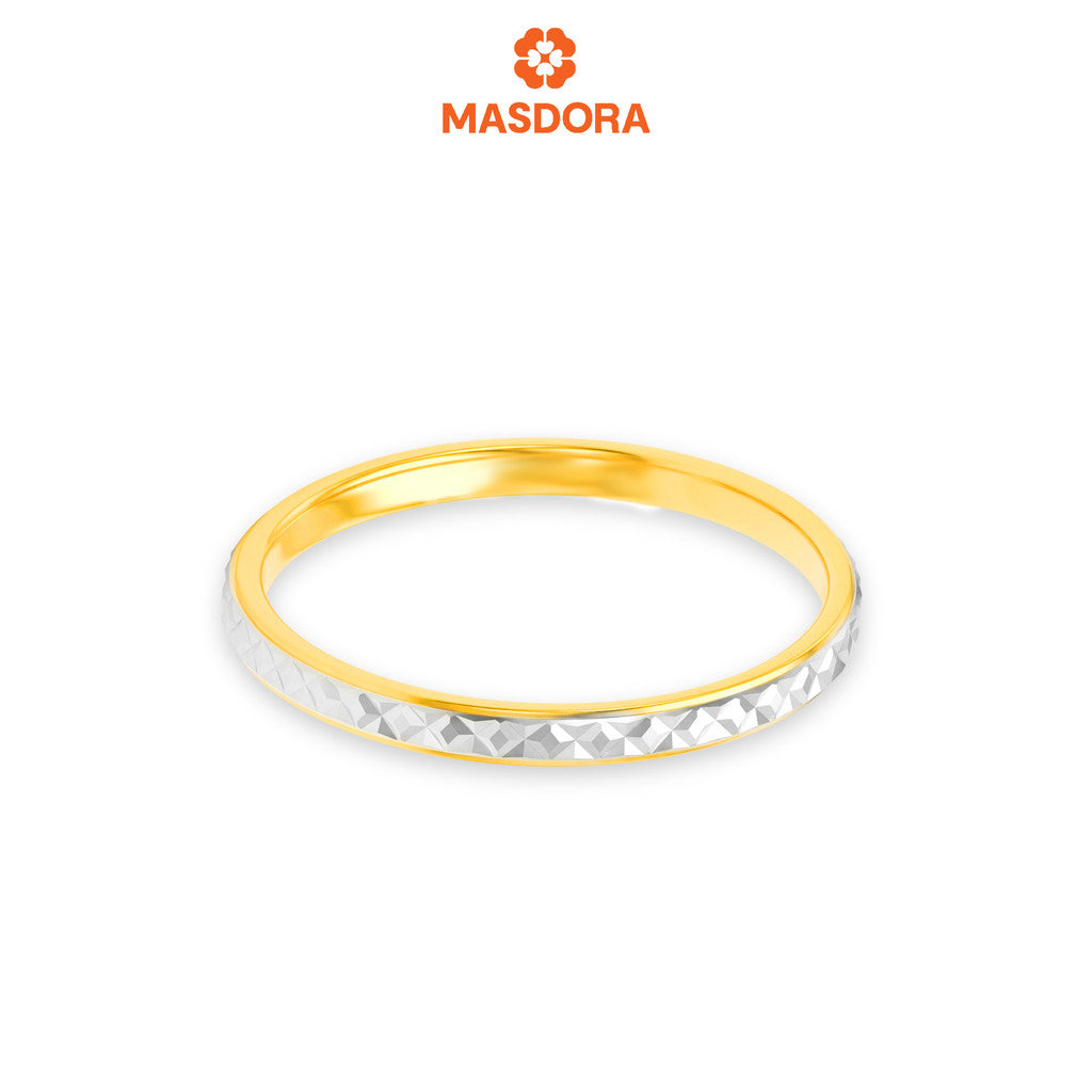 MASDORA 916 Gold Ring Rings Cincin Emas ~ Duotone Premium Cutting Band (EMAS 916/22K)