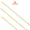 MASDORA 916 Gold Bracelet Rantai Tangan Emas ~ Shining Sauh Mini Dots (5B) (EMAS 916/22K)