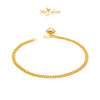 MASDORA 916 Gold Bracelet Rantai Tangan Emas ~ Gajah Licin Fluffy Love (EMAS 916/22K)