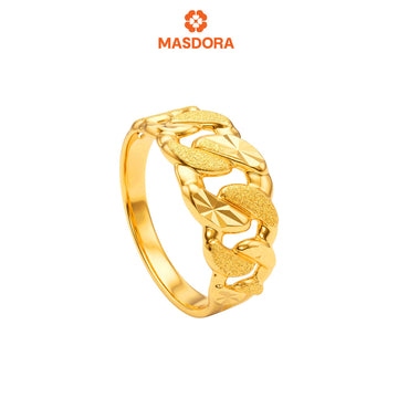 MASDORA 916 Gold Ring Rings Cincin Emas ~ Stamping Subtle Gajah Pasir (EMAS 916/22K)
