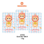 MASDORA 999.9 Gold Bar 1.00GM TRIO (1.00GM x 3) ~ Trio SET Series (EMAS 999.9/24K)