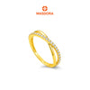 MASDORA 916 Gold Ring Rings Cincin Emas ~ Sparkling Mini Infinity (EMAS 916/22K)