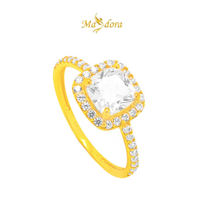 MASDORA 916 Gold Ring Rings Cincin Emas ~ Halo Eternity Engagementt (EMAS 916/22K)