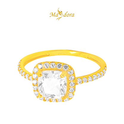 MASDORA 916 Gold Ring Rings Cincin Emas ~ Halo Eternity Engagementt (EMAS 916/22K)