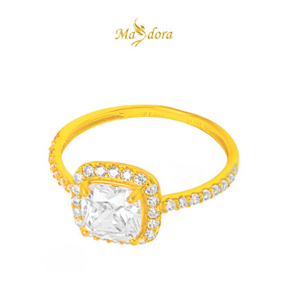 MASDORA 916 Gold Ring Rings Cincin Emas ~ Halo Eternity Engagementt (EMAS 916/22K)