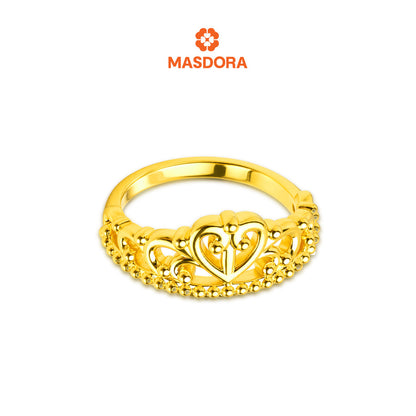 MASDORA 916 Gold Ring Rings Cincin Emas ~ HG Hearty Crown (EMAS 916/22K)