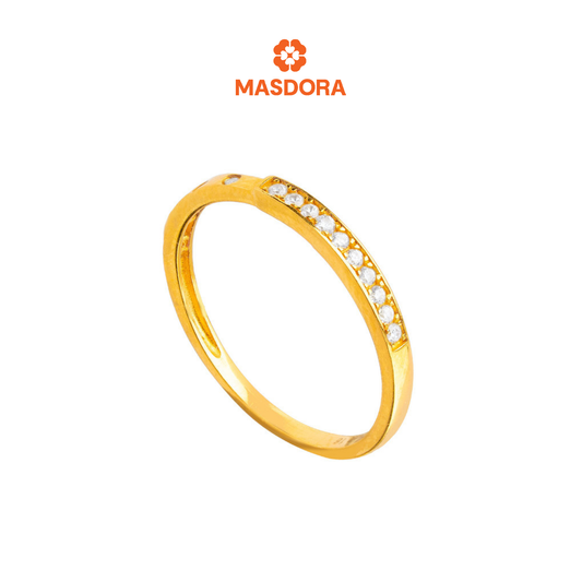 MASDORA 916 Gold Ring Rings Cincin Emas ~ Minimalist Band (EMAS 916/22K)
