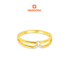 MASDORA 916 Gold Ring Rings Cincin Emas ~ Sparkling Facile V (EMAS 916/22K)