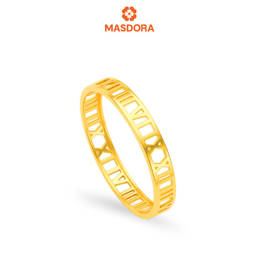 MASDORA 916 Gold Ring Rings Cincin Emas ~ Blissful Roman (EMAS 916/22K)