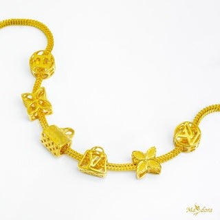 Masdora Golden V Flower Bead (Emas 916)