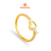 MASDORA 916 Gold Ring Rings Cincin Emas ~ Sparkling Sincero Gleam (EMAS 916/22K)