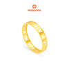 MASDORA 916 Gold Ring Rings Cincin Emas ~ Minimalist Roman Band (EMAS 916/22K)