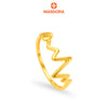 MASDORA 916 Gold Ring Rings Cincin Emas ~ Golden Heartbeat (EMAS 916/22K)