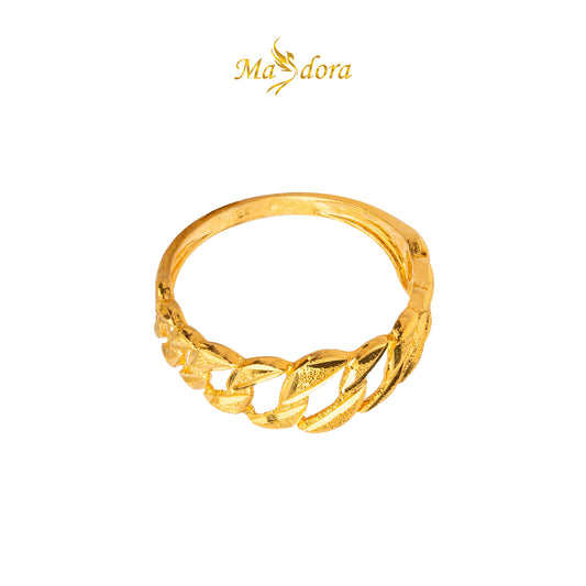 MASDORA 916 Gold Ring Rings Cincin Emas ~ Padu Gajah Pasir (EMAS 916/22K)
