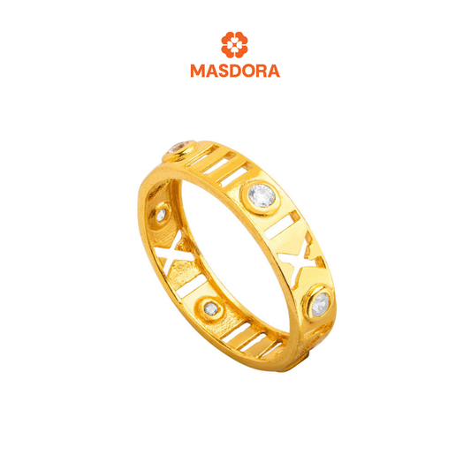 MASDORA 916 Gold Ring Rings Cincin Emas ~ Roman Atlas 1C (EMAS 916/22K)